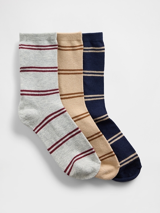 Image number 1 showing, Kids Crew Socks (3-Pack)