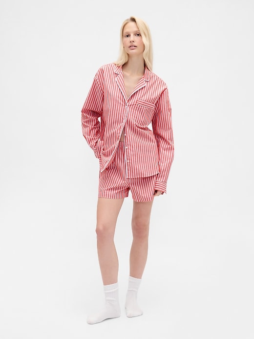Image number 1 showing, Poplin PJ Boxer Shorts