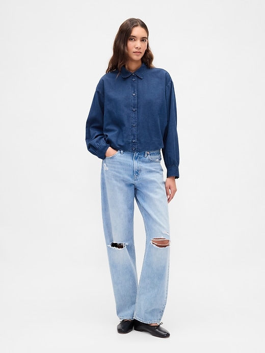 Image number 2 showing, Bubble Hem Shirt