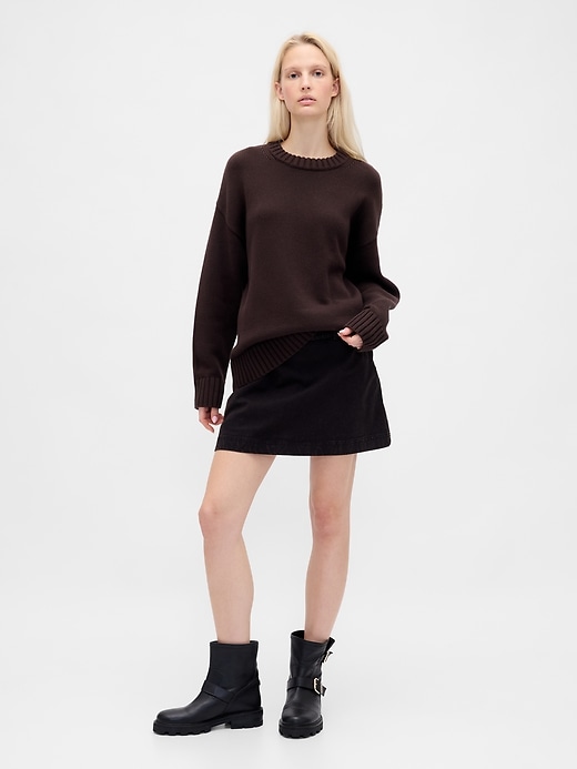 Image number 2 showing, 100% Cotton Oversized Sweater