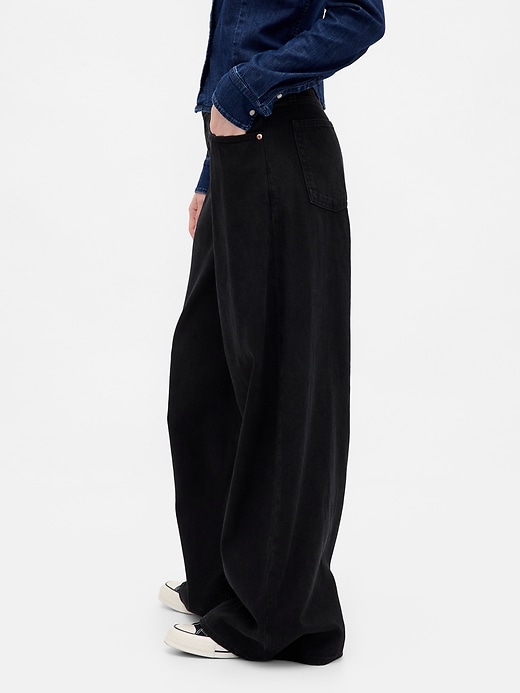 Image number 3 showing, Low Slung UltraSoft Extra Baggy Jeans