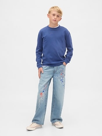 Kids Easy Baggy Jeans
