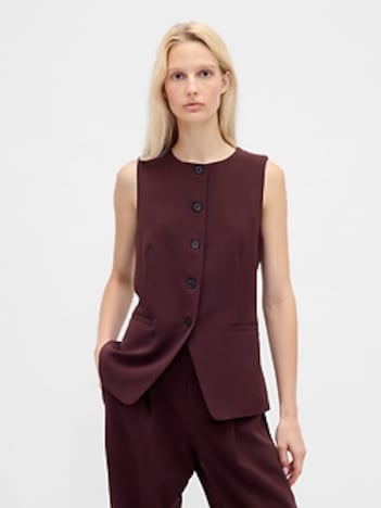 High-Neck Vest