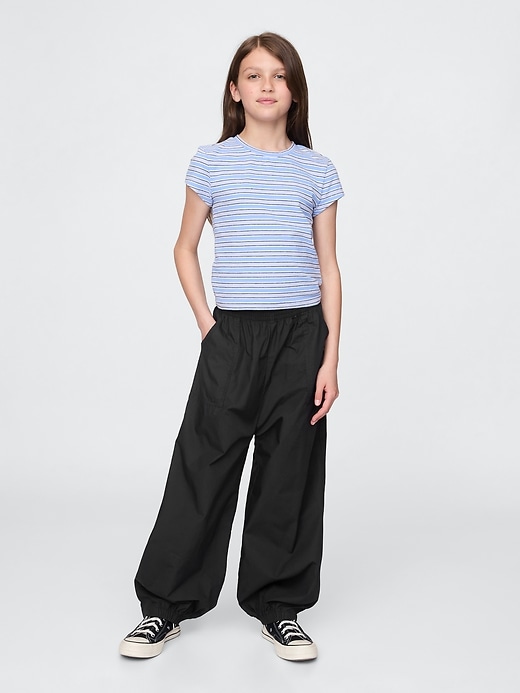 Image number 1 showing, Kids Poplin Baggy Joggers