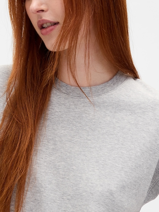 Image number 4 showing, Supima® Cotton Relaxed Crop T-Shirt