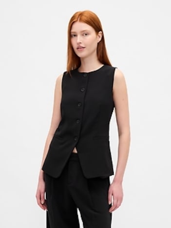 High-Neck Vest