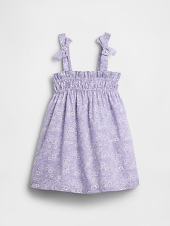 Baby & Toddler Smocked Bow-Strap Dress
