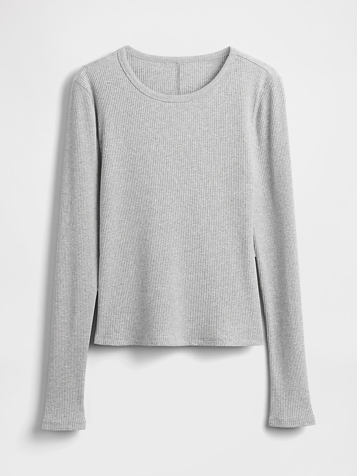 Image number 5 showing, Modern Rib Crop T-Shirt