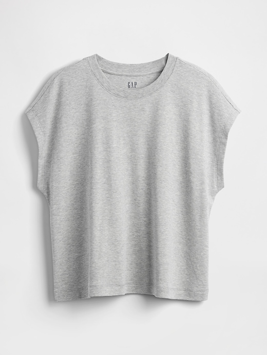Image number 5 showing, Supima® Cotton Relaxed Crop T-Shirt