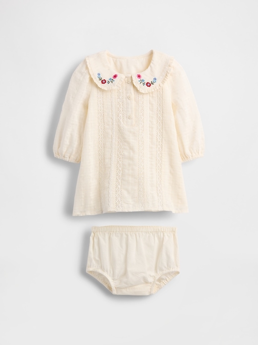 Image number 3 showing, Baby Embroidered Dress Set