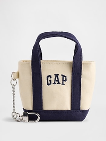 Logo Tote Keychain Charm