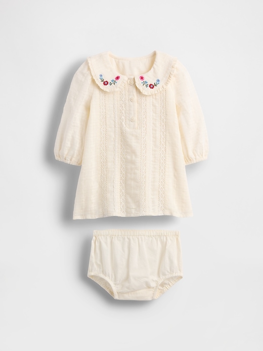 Image number 1 showing, Baby Embroidered Dress Set