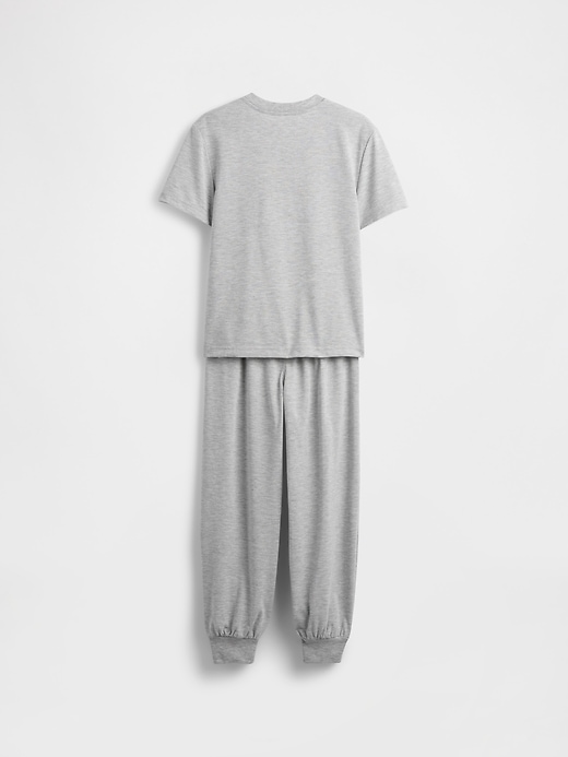 Image number 2 showing, Kids Recycled PJ Jogger Set