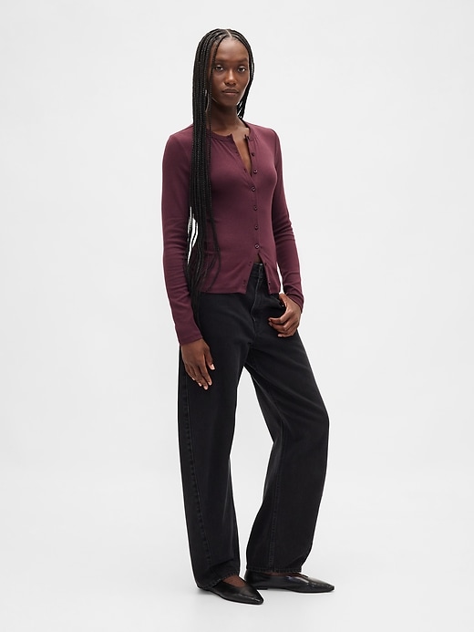 Image number 2 showing, Modern Crewneck Cardigan
