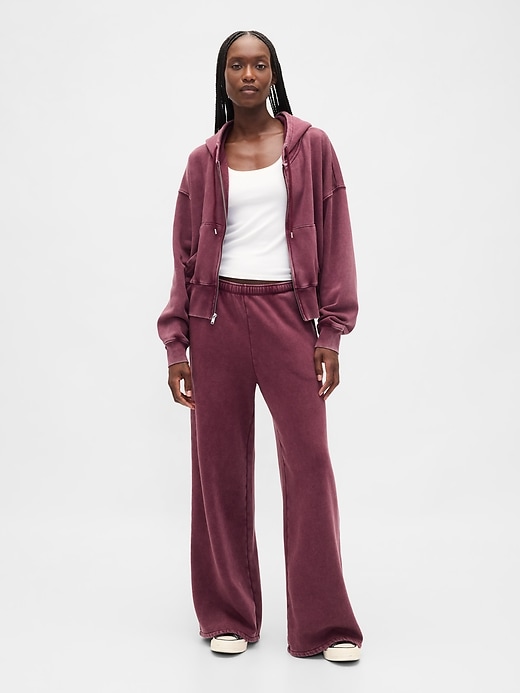 Image number 1 showing, VintageSoft Baggy Wide-Leg Sweatpants