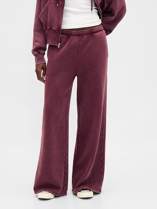 Image number 2 showing, VintageSoft Baggy Wide-Leg Sweatpants