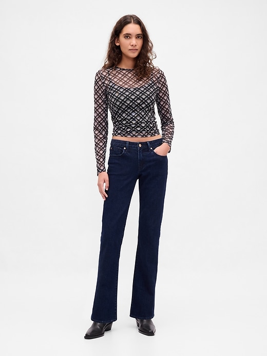 Image number 2 showing, Mesh Crop T-Shirt
