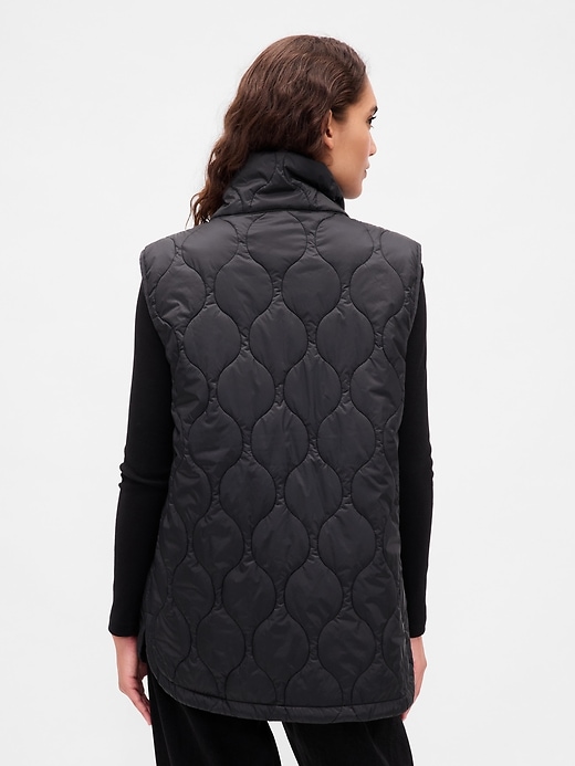 Image number 3 showing, Recycled Lightweight Quilted Puffer Vest