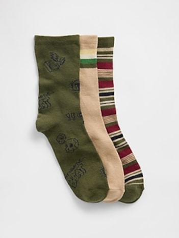 Kids Crew Socks (3-Pack)
