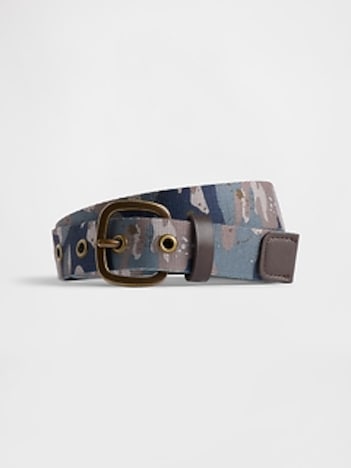 Kids Camo Webbed Belt