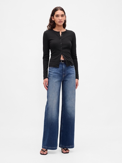 Image number 2 showing, Modern Crewneck Cardigan