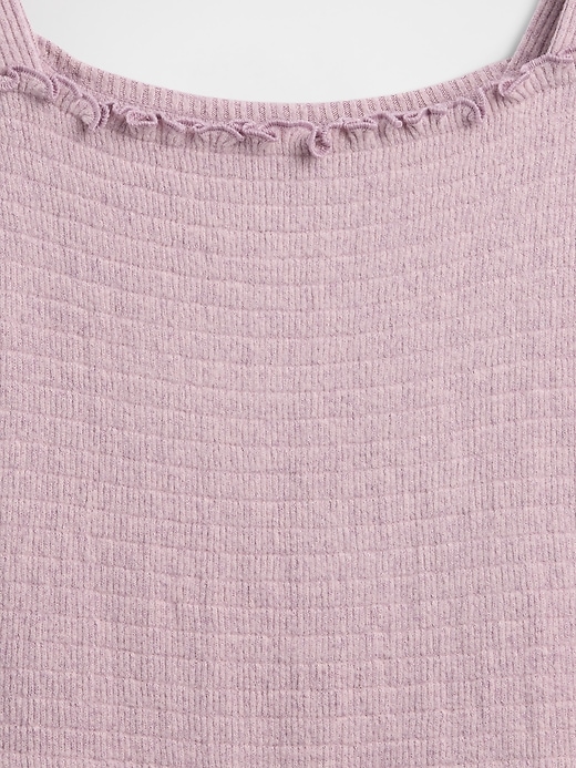 Image number 3 showing, Kids Softspun Smocked Square-Neck Dress