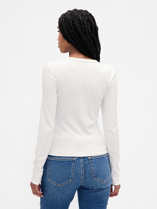 Image number 3 showing, Modern Crewneck Cardigan