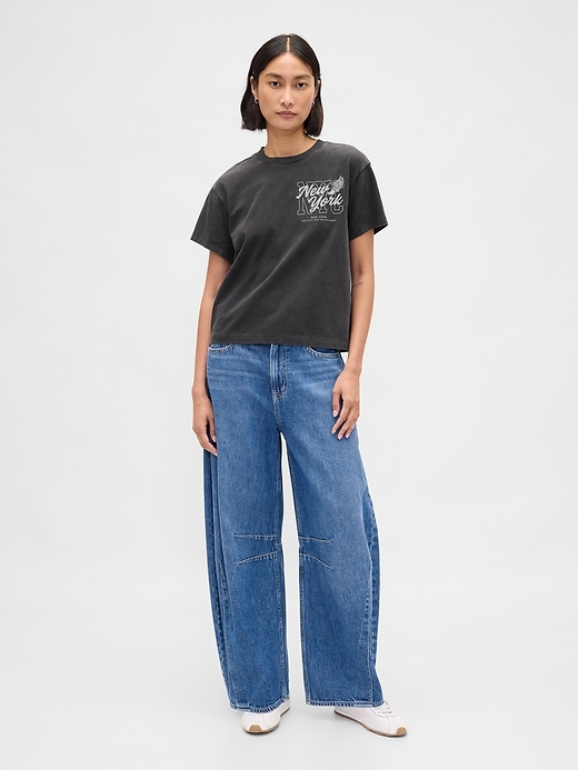 Image number 2 showing, Relaxed NYC Graphic T-Shirt