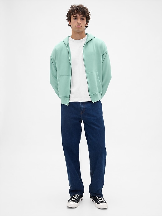 Image number 2 showing, Heavyweight Oversized Zip Hoodie