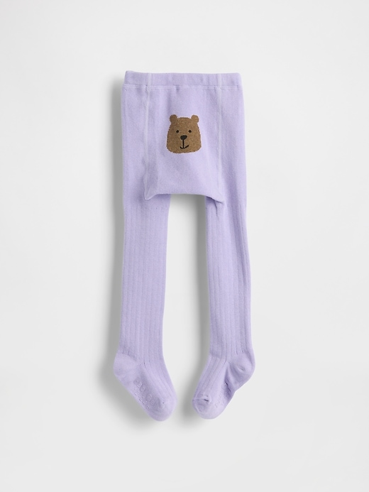Image number 1 showing, Baby & Toddler Bear Tights