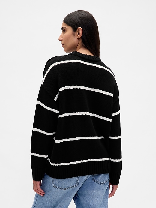 Image number 3 showing, 100% Cotton Oversized Sweater