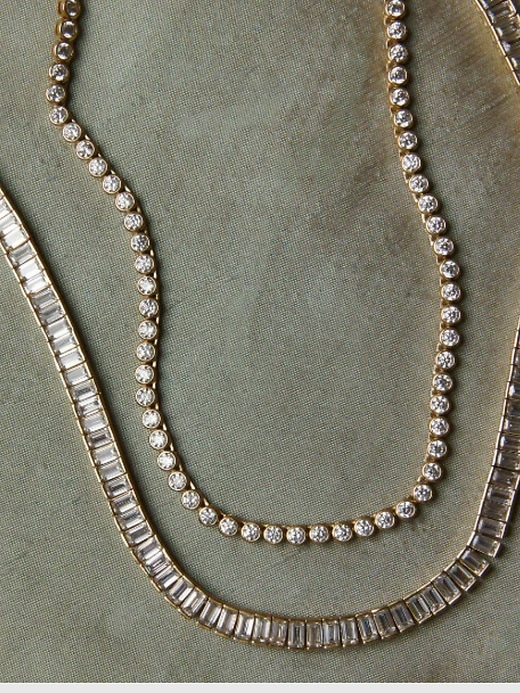 Image number 3 showing, HART Bezel Tennis Necklace