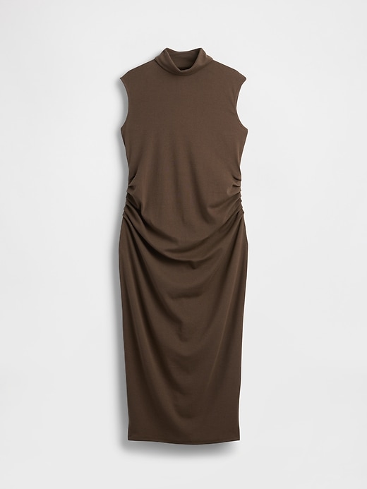 View large product image 1 of 1. Maternity Modern Mockneck Dress