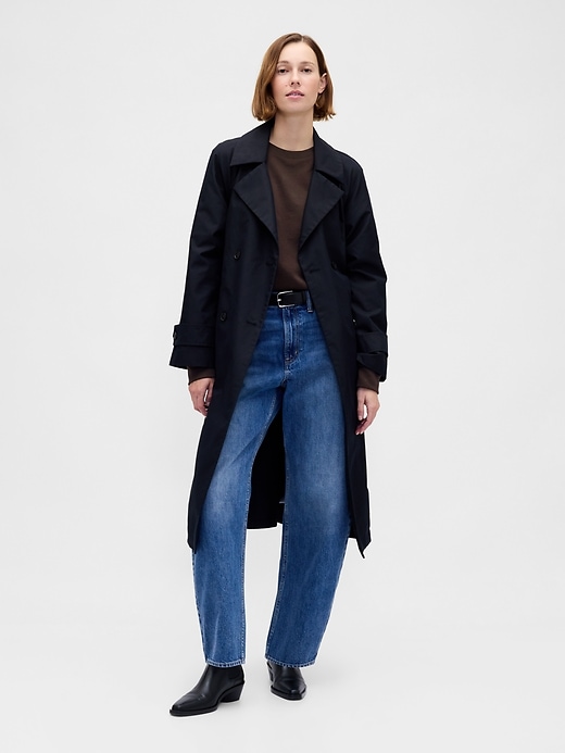 Image number 2 showing, Organic Cotton VintageSoft Heavyweight Crop Sweatshirt