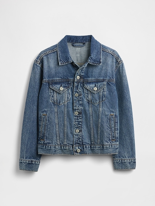 Image number 2 showing, Kids Organic Cotton Icon Denim Jacket