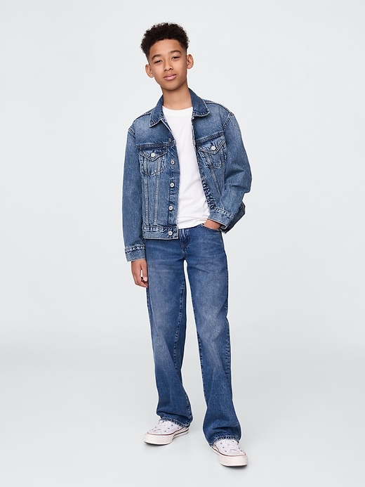 Image number 6 showing, Kids Organic Cotton Icon Denim Jacket