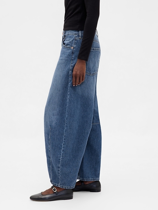 Image number 3 showing, High Rise Horseshoe Jeans