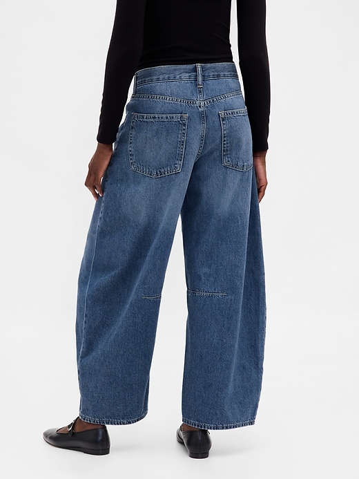 Image number 4 showing, High Rise Horseshoe Jeans