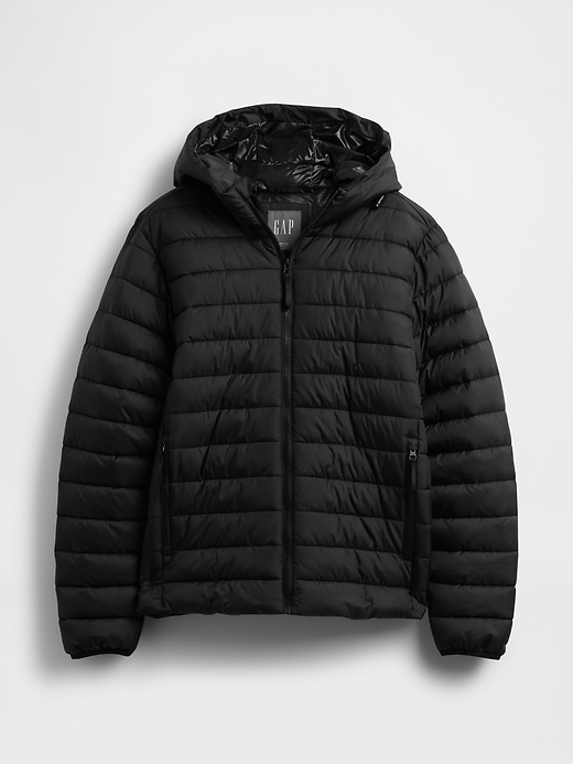 Image number 5 showing, Recycled Hooded Puffer Jacket