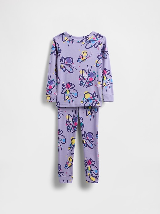 Image number 1 showing, Baby & Toddler Organic Brushed Cotton PJ Set