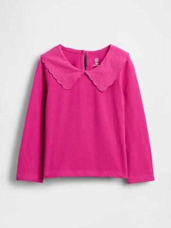 Baby & Toddler Heart Collar Top