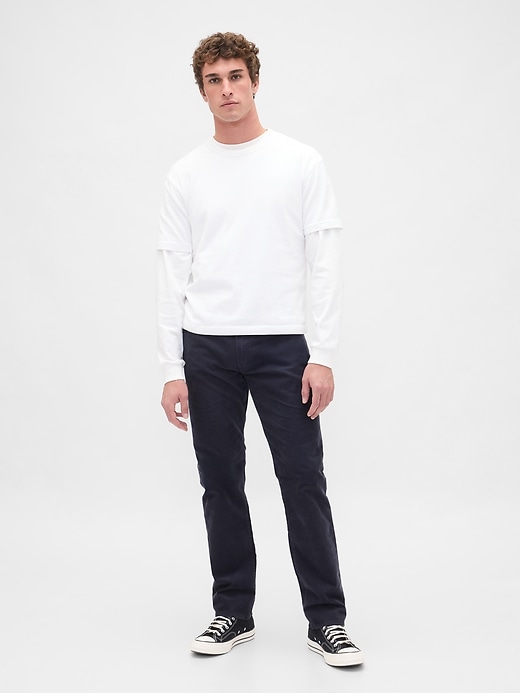 Image number 1 showing, Corduroy Straight Pants