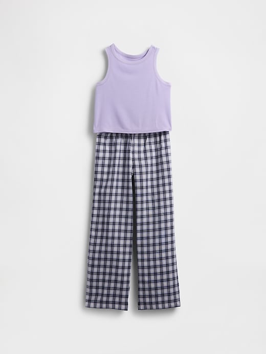 Image number 2 showing, Kids Recycled Tank PJ Set