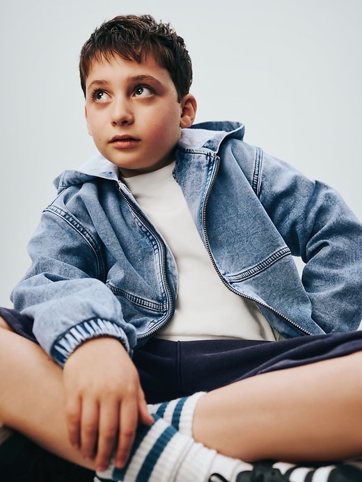 Image number 6 showing, Kids VintageSoft Logo Sweat Shorts