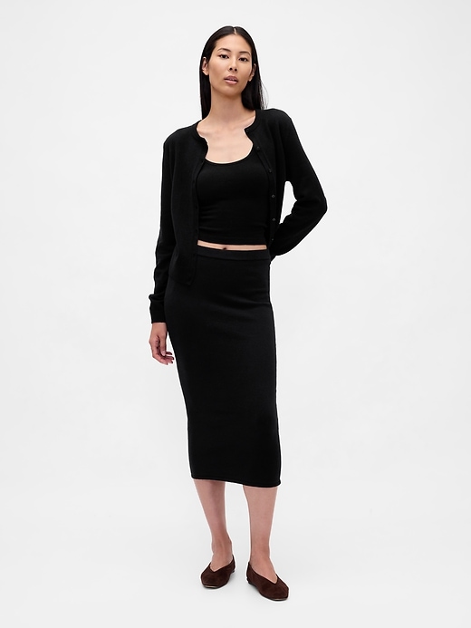 Image number 2 showing, CashSoft Crop Cardigan