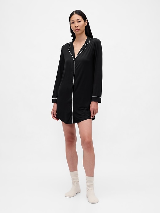 Image number 1 showing, Modal PJ Shirtdress