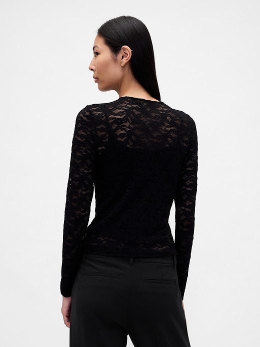 Image number 3 showing, Lace Cardigan