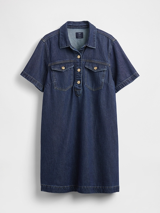 Image number 7 showing, UltraSoft Denim Mini Dress