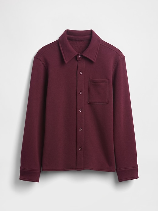 Image number 2 showing, Kids Cozy Button-Front Shirt