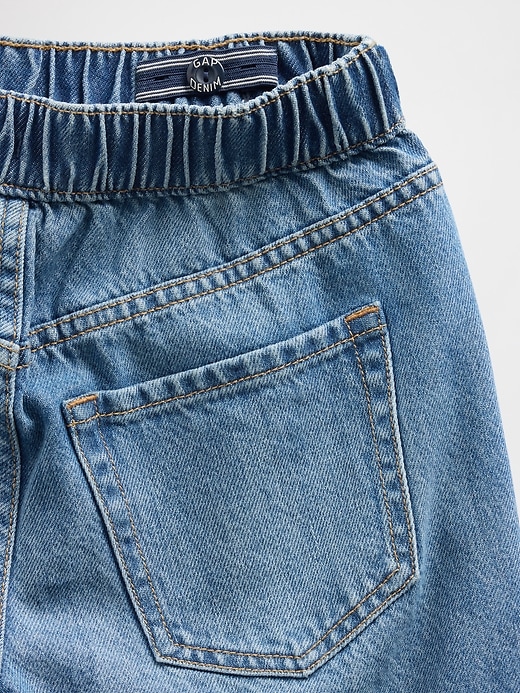Image number 4 showing, Kids Low Rise Beaded Easy Baggy Jeans